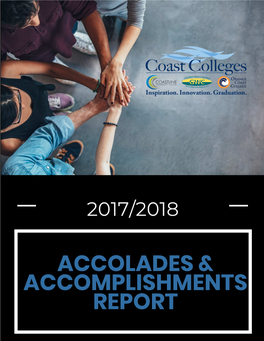2017-2018 Accomplishments and Accolades Report