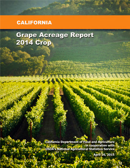 2014 Grape Acreage Report