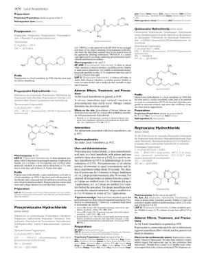 Proxymetacaine Hydrochloride Ropivacaine Hydrochloride