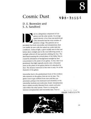 Cosmic Dust N98-18554