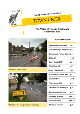 Town Crier September 2010