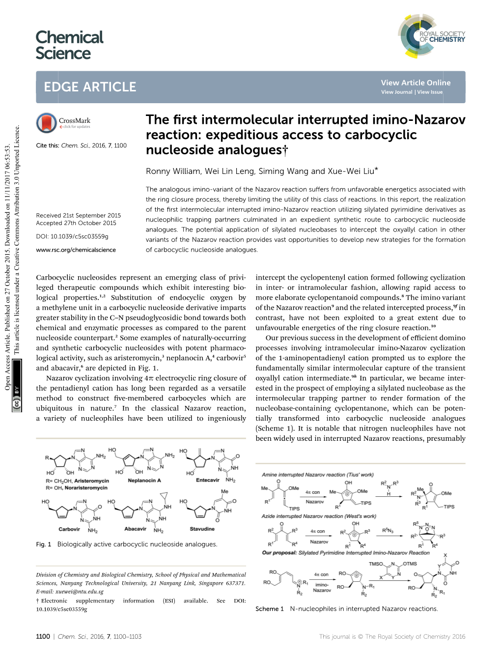 The First Intermolecular Interrupted Imino-Nazarov Reaction