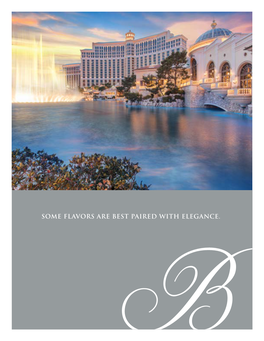 Bellagio Group Dining Guide