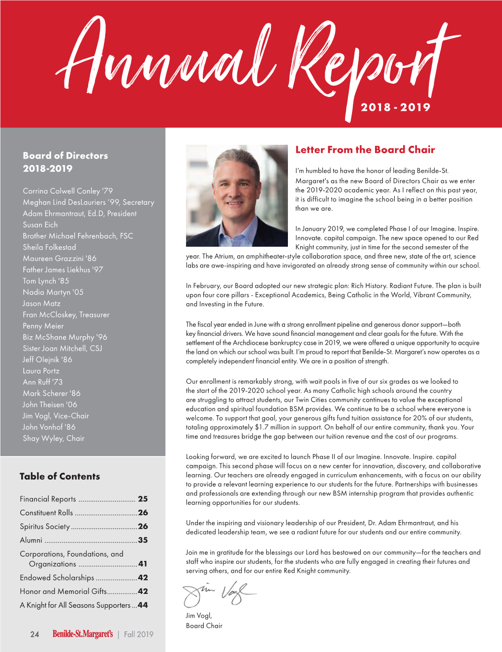 2018-2019 Annual Report