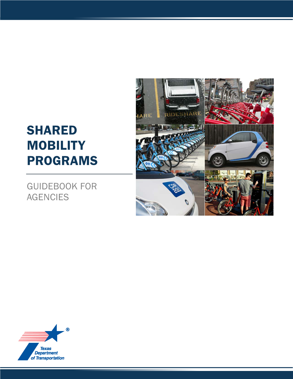 Shared Mobility Programs Guidebook for Agencies