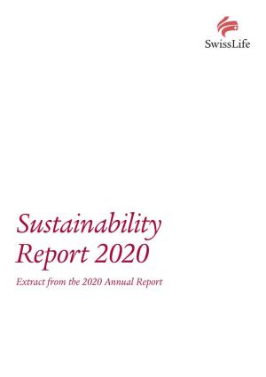 Sustainability Report 2020 Extract from the 2020 Annual Report 84 Sustainability Report