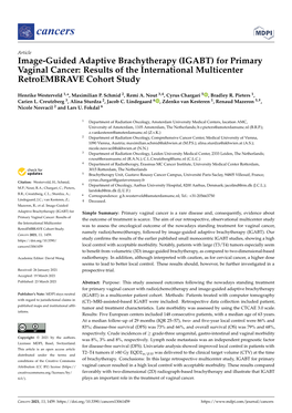 Image-Guided Adaptive Brachytherapy (IGABT) for Primary Vaginal Cancer: Results of the International Multicenter Retroembrave Cohort Study