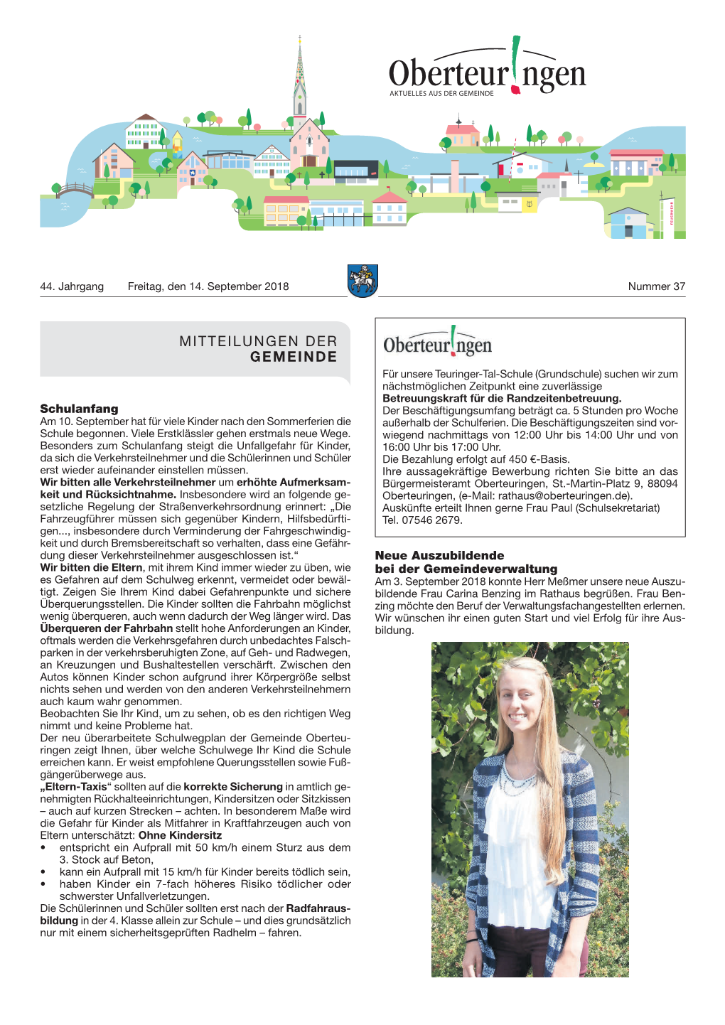 Mitteilungsblatt KW 37