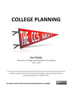 College Planning the CCS