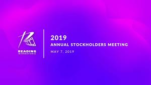 Annual Stockholders Meeting