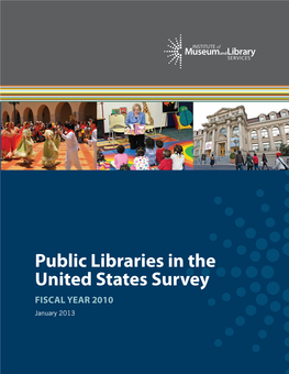 Public Libraries in the United States Survey: Fiscal Year 2010