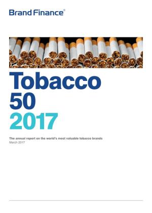 Brand Finance Tobacco 50 2017