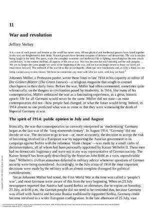 11 War and Revolution