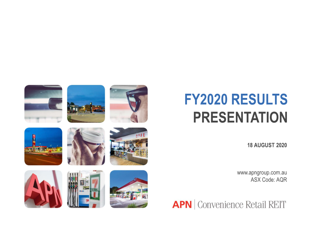 Fy2020 Results Presentation