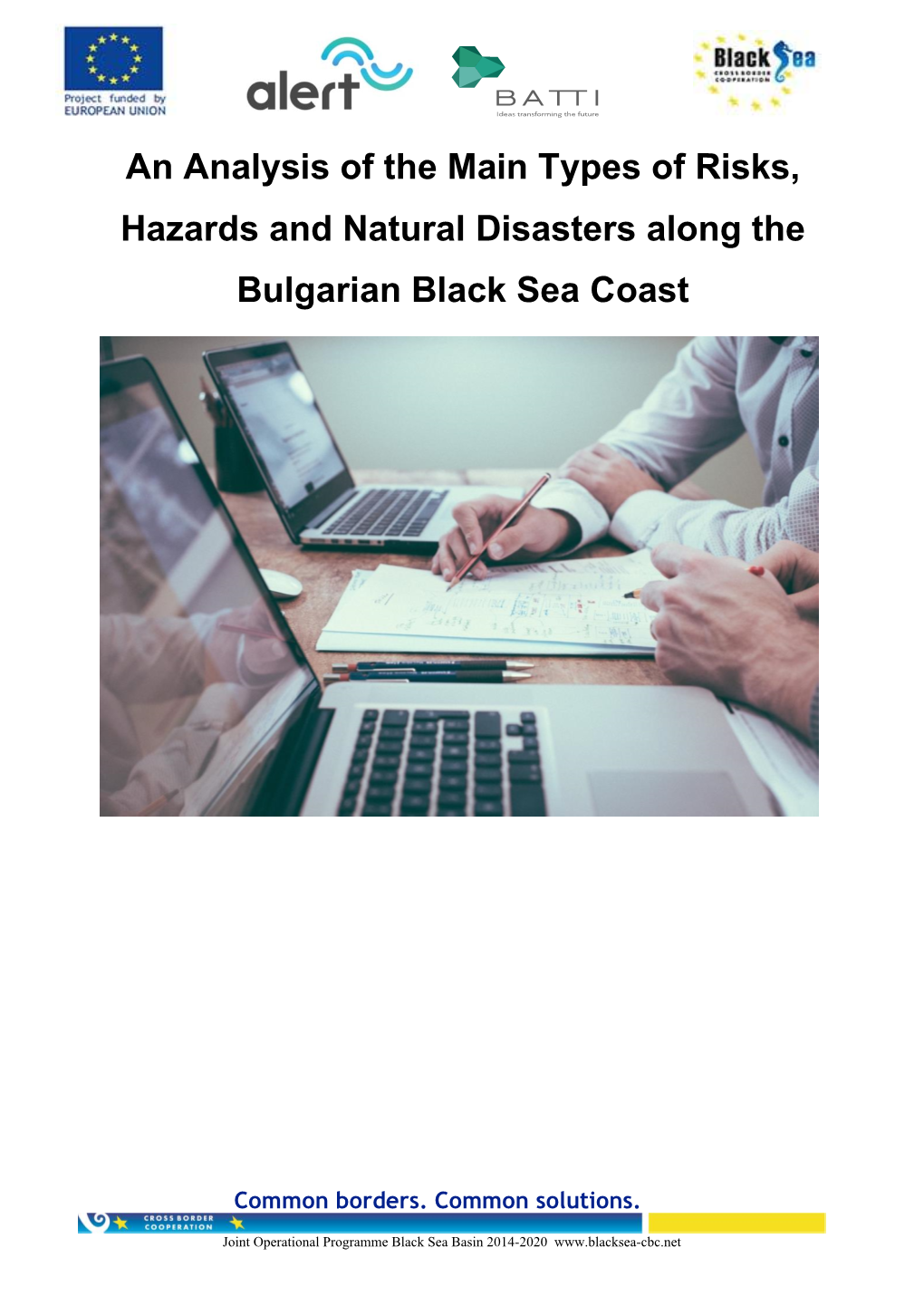 An Analysis of the Main Types of Risks, Hazards and Natural Disasters Along the Bulgarian Black Sea Coast