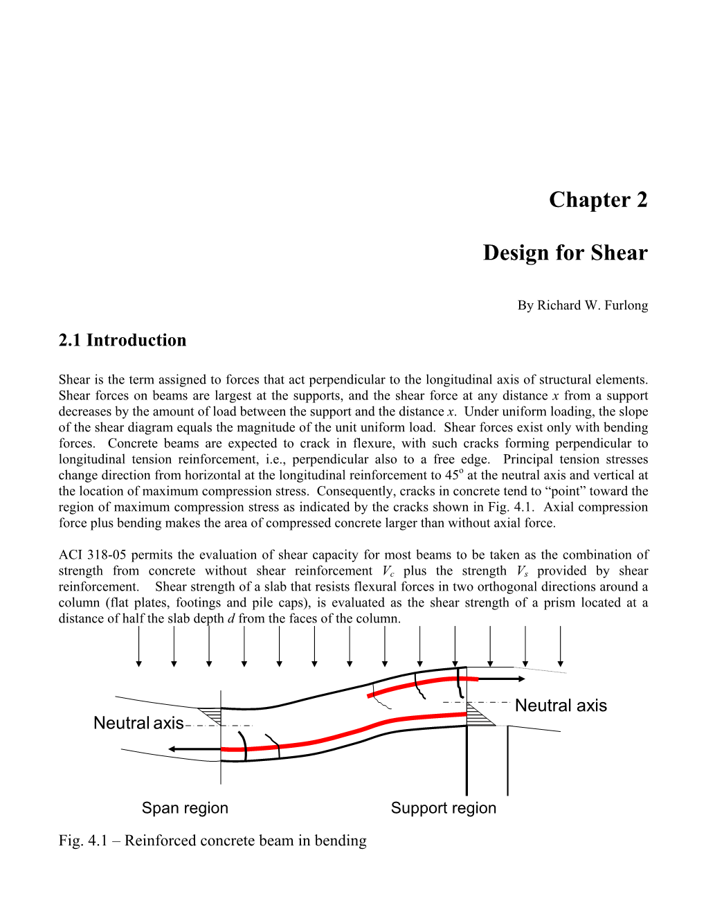 Chapter 2 Design for Shear