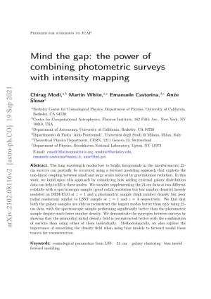 The Power of Combining Photometric Surveys with Intensity Mapping