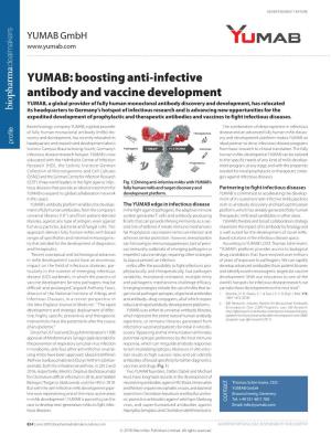 Boosting Anti-Infective Antibody and Vaccine Development