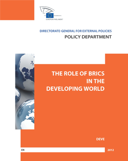 The Role of BRICS in the Dev