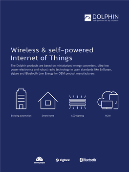 Wireless & Self-Powered Internet of Things