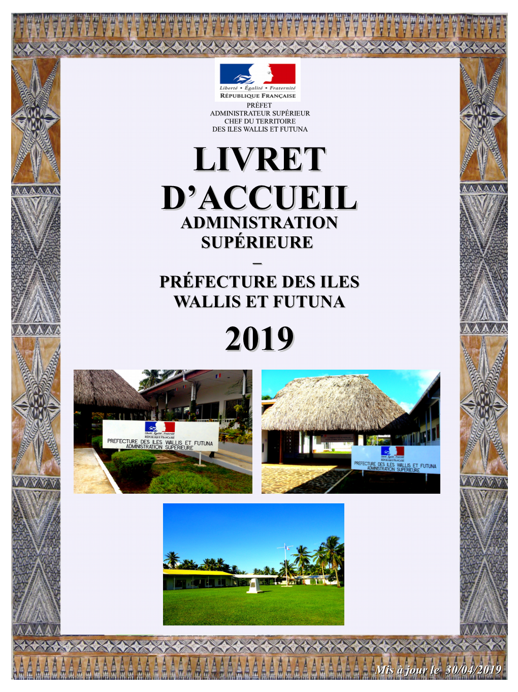 Livret D'accueil 2019