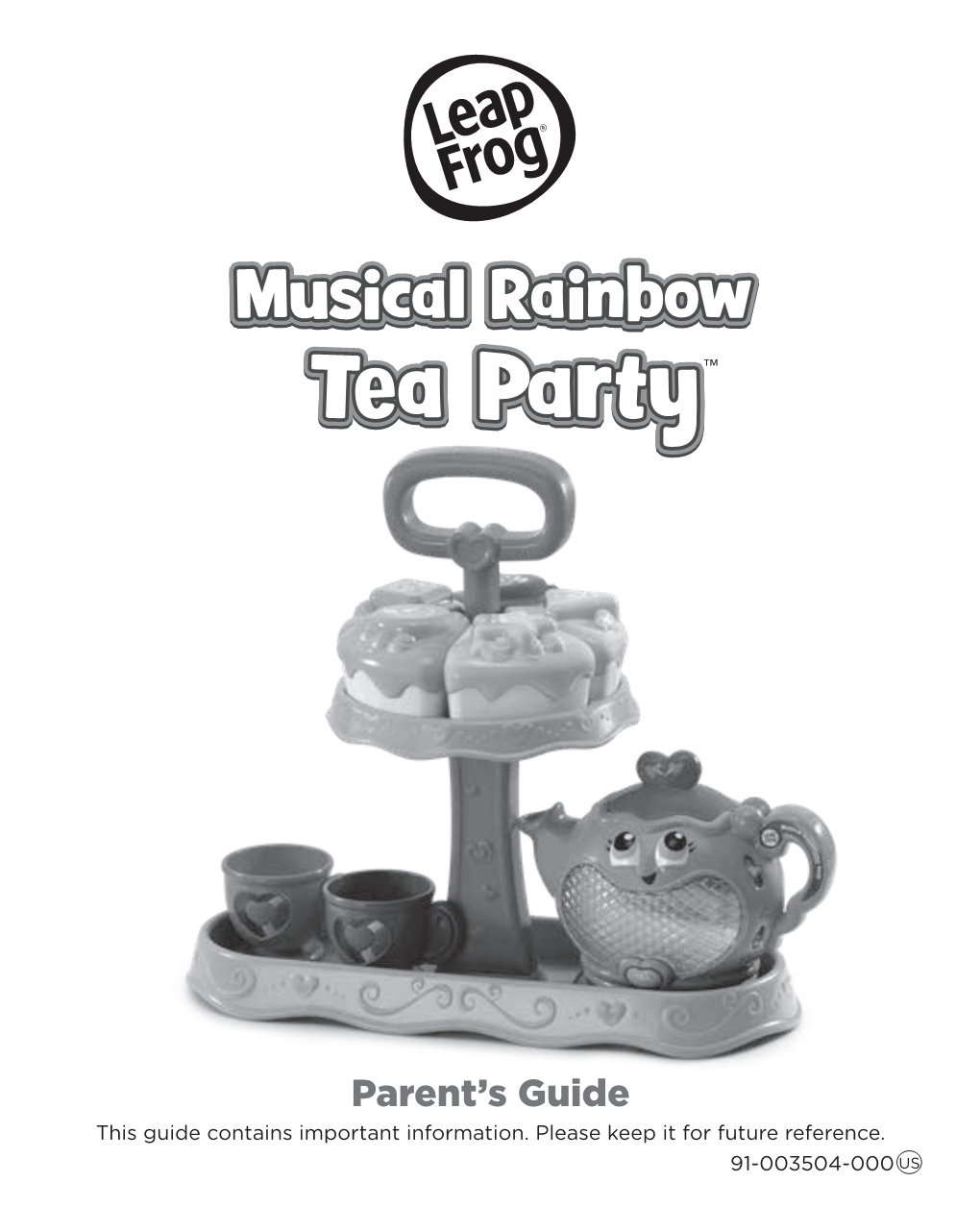 Musical Rainbow Tea Party™! Share Some Tea with Friends (Or a Favorite Teddy Bear!) and Learn About Shapes, Colors, Counting and Manners