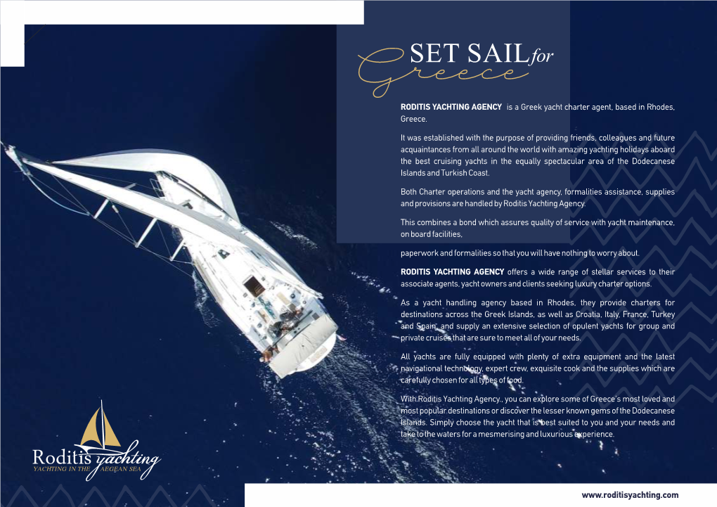 Private Charter Brochure