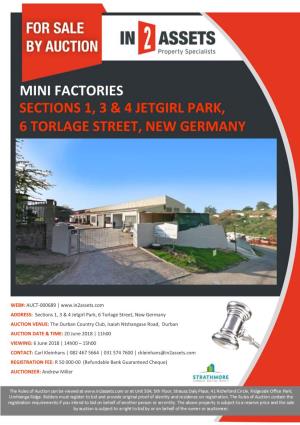 Mini Factories Sections 1, 3 & 4 Jetgirl Park, 6 Torlage