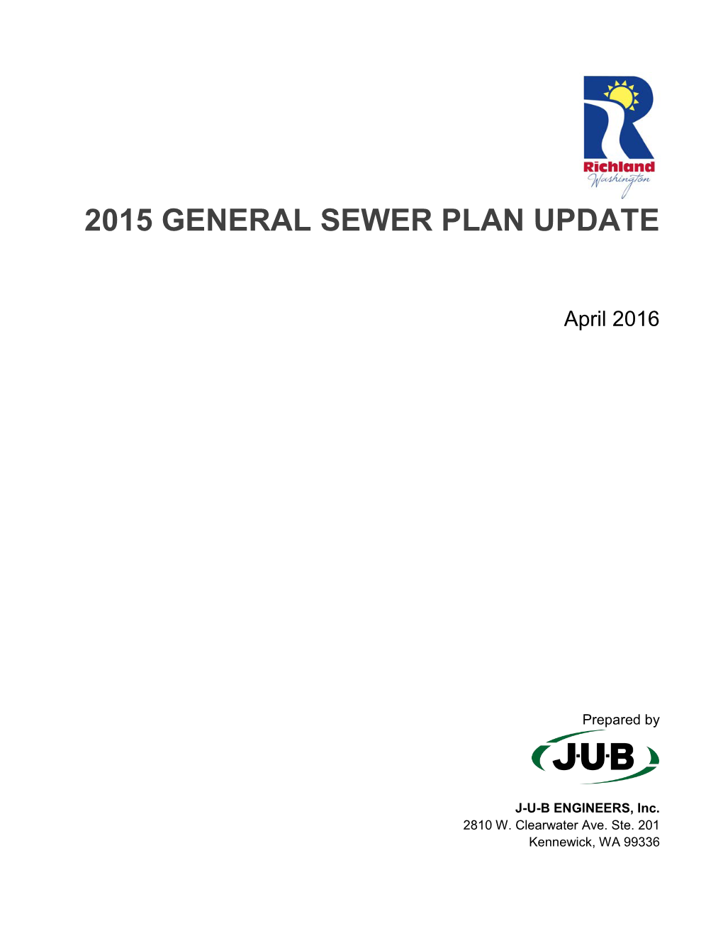 2015 General Sewer Plan Update