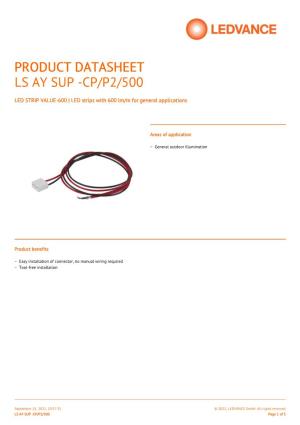 Product Datasheet Ls Ay Sup -Cp/P2/500