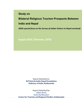 Survey of Indian Visitors by Land, 2071 and 2072