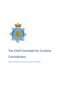 The Chief Constable for Cumbria Constabulary
