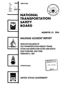 National Transportation Safety Board