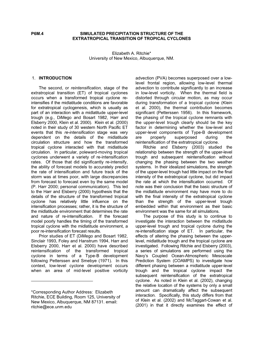 Simulated Impacts of a Mesoscale Convective System