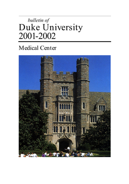 Duke University 2001-2002