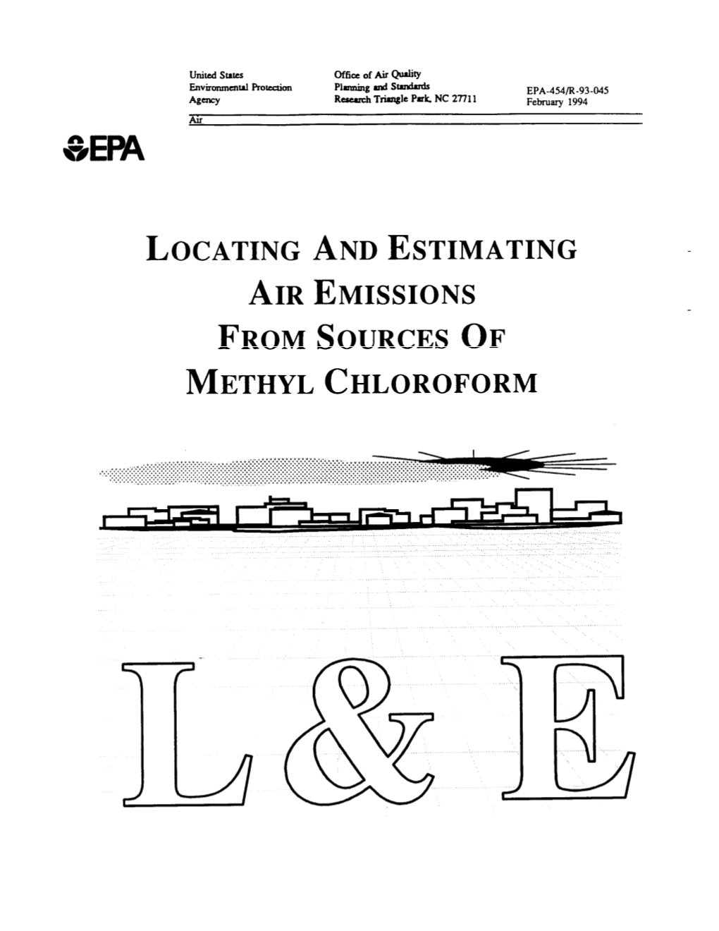 Locating and Estimating Sources of Methyl Chloroform