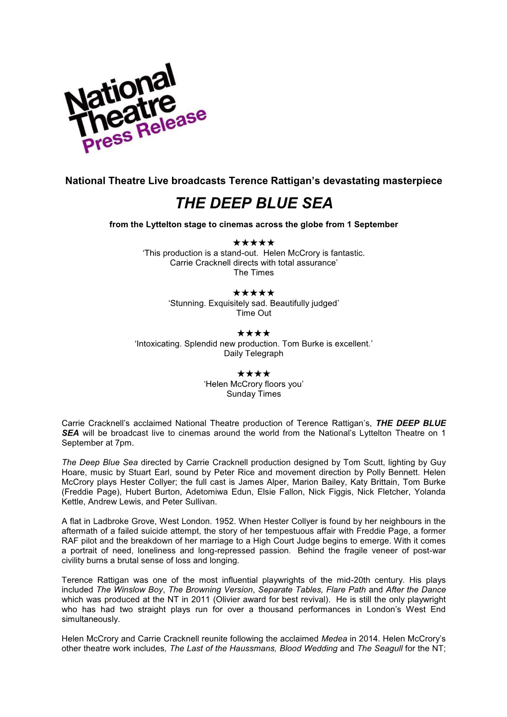 The Deep Blue Sea