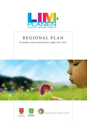 REGIONAL PLAN for Equality, Inclusion and Diversity in Agder (2015–2027)
