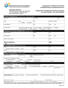 PATIENT INFORMATION (Please Print Or Place ID Label) Last Name First Name MI