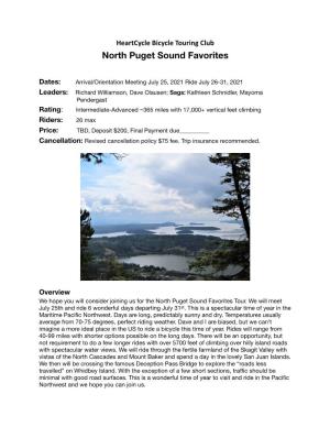 North Puget Sound Favorites 1