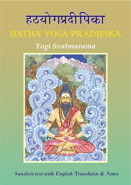 HATHA YOGA PRADIPIKA Yogi Svatmarama