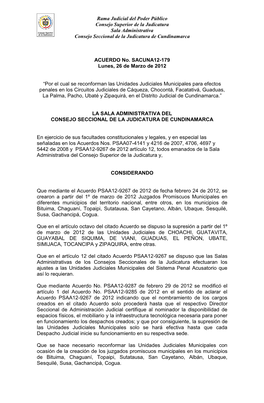 Rama Judicial Del Poder Público Consejo Superior De La Judicatura Sala Administrativa Consejo Seccional De La Judicatura De Cundinamarca