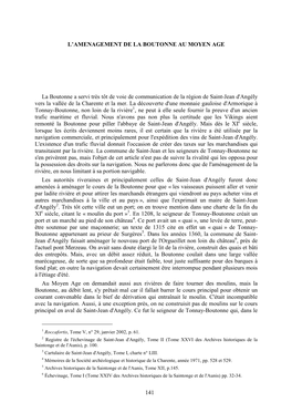 Aménagement De La Boutonne Au Moyen Age R31