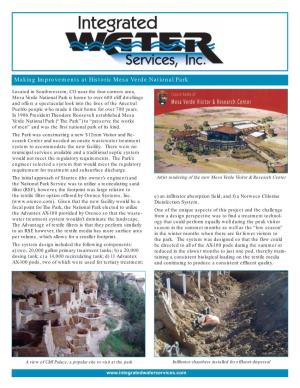 Making Improvements at Historic Mesa Verde National Park