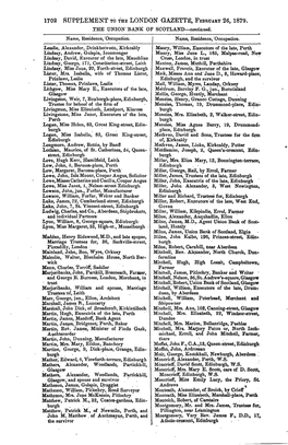 1702 Supplement to the London Gazette, February 26, 1879