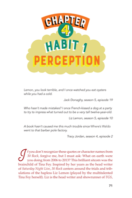 Breaking Bold Habit 1-Perception