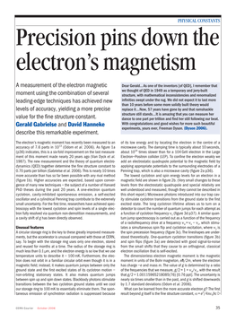 Precision Pins Down the Electron's Magnetism