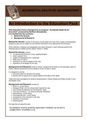An Introduction to the Education Pack