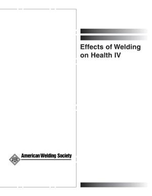 Effects of Welding on Health IV Effects of Welding on Health IV