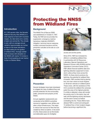 Protecting the NNSS from Wildland Fires Introduction Background